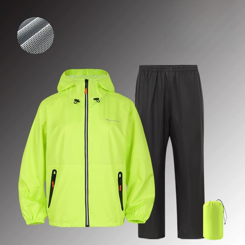 Fishing Rain Suit - Traje Impermeable de Cuerpo Completo, Reflectante,