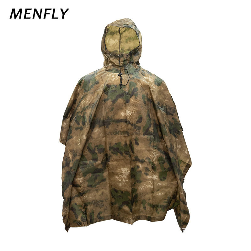 Fishing Rain Suit - MENFLY-Chaqueta de lluvia táctica de camuflaje