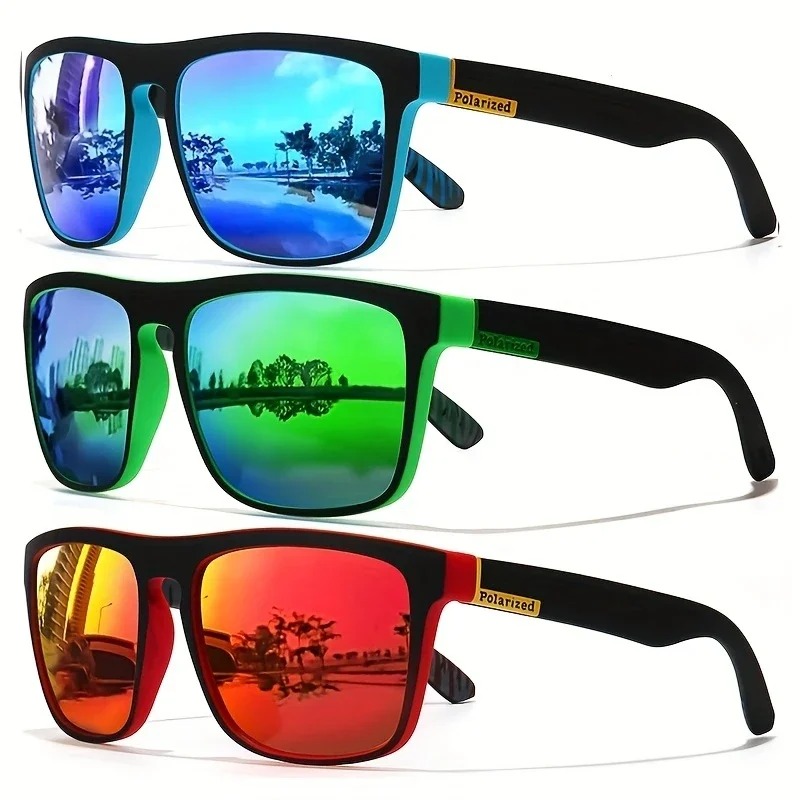 Fishing Sunglasses Polarized - Gafas de Sol Polarizadas Cuadradas Vintage