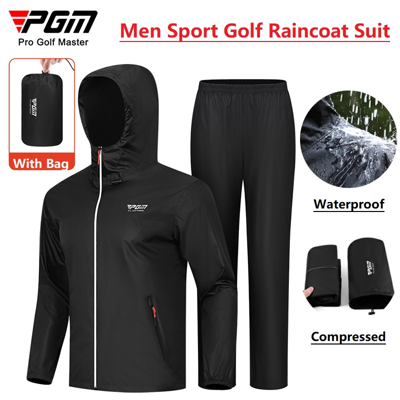 Fishing Rain Suit - Pgm-chubasquero de Golf para hombre, pantalones