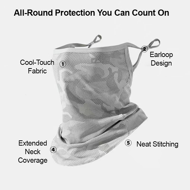 Mascarilla de cuello con prote - Fishing Mask Sun Protection reseña y precio