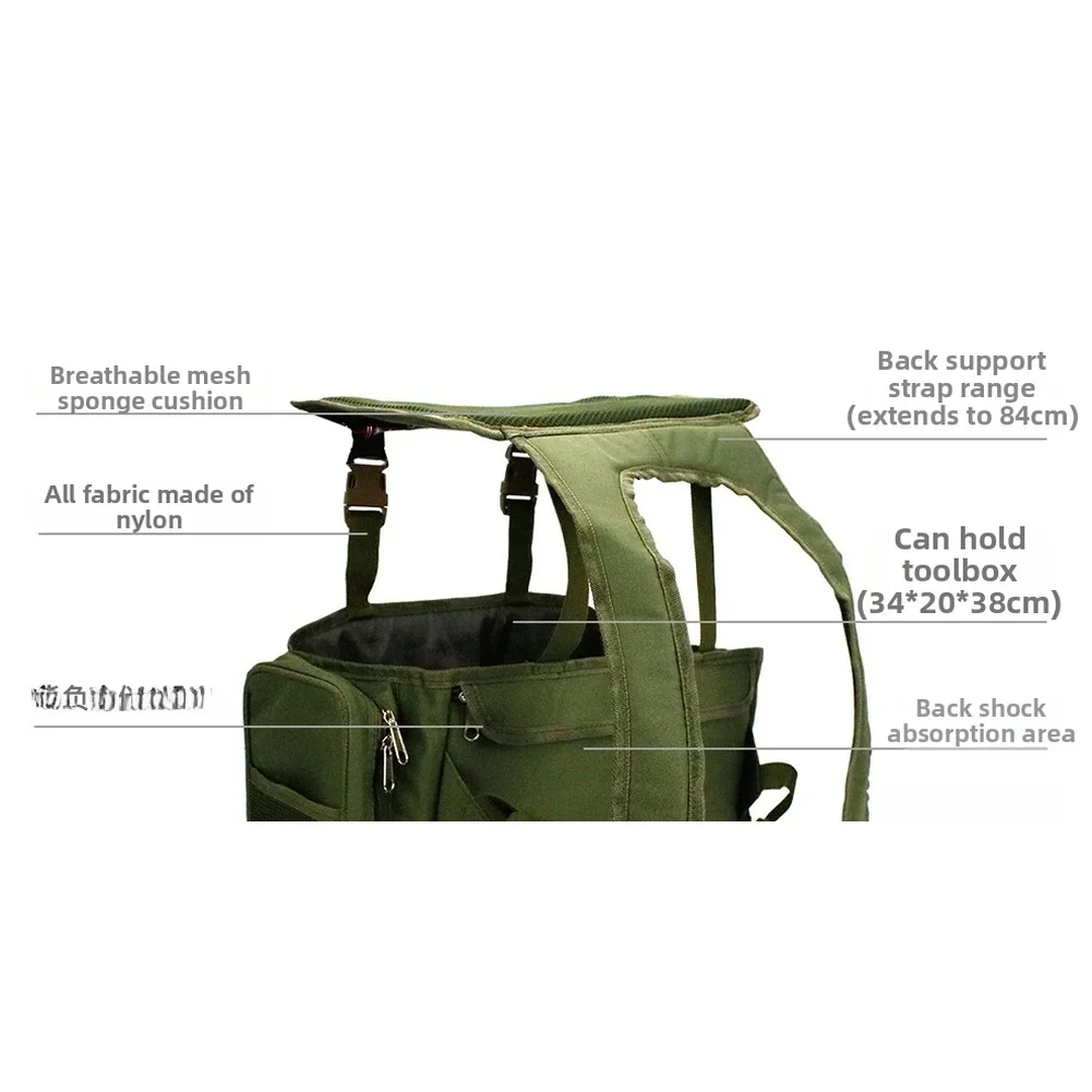 Mochila de pesca con tela de n - Fishing Backpack reseña y precio