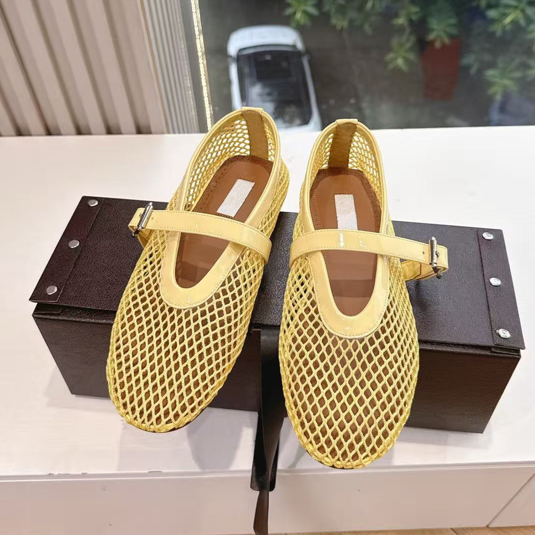Zapatos Planos de Diseño de Ma - Fishing Belt reseña y precio