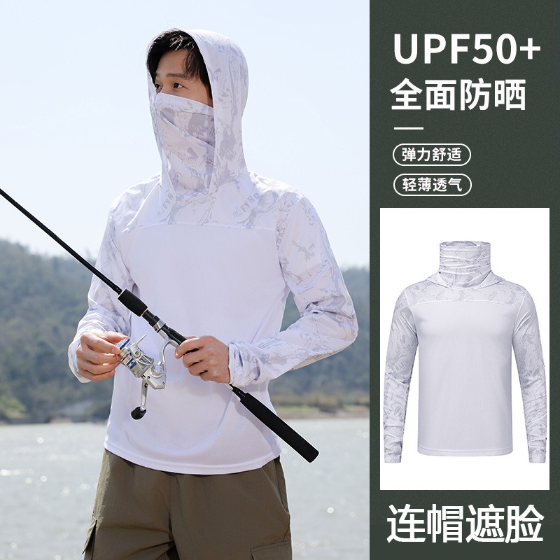 Camisa de Pesca con Capucha pa - Fishing Mask Sun Protection reseña y precio
