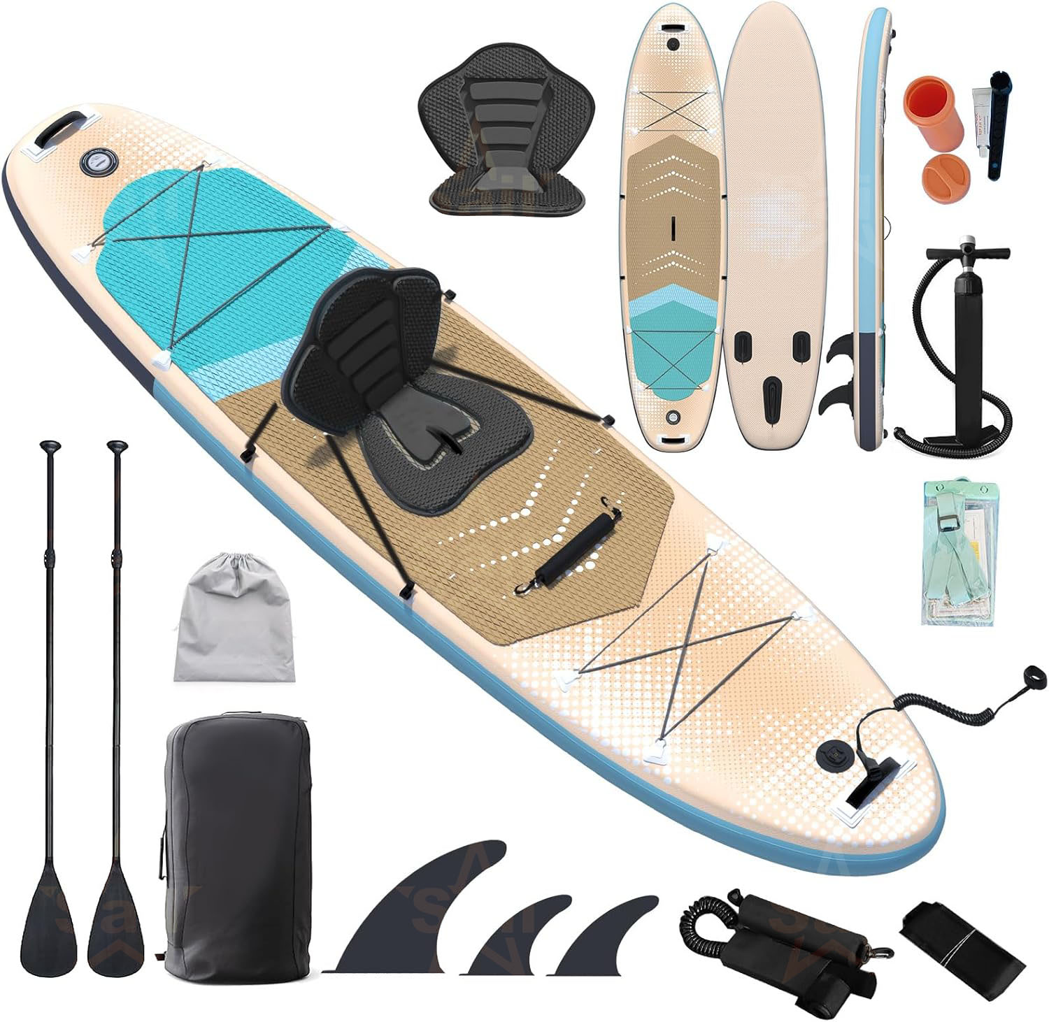 Tabla de Paddle Surf Inflable  - Fishing Backpack reseña y precio