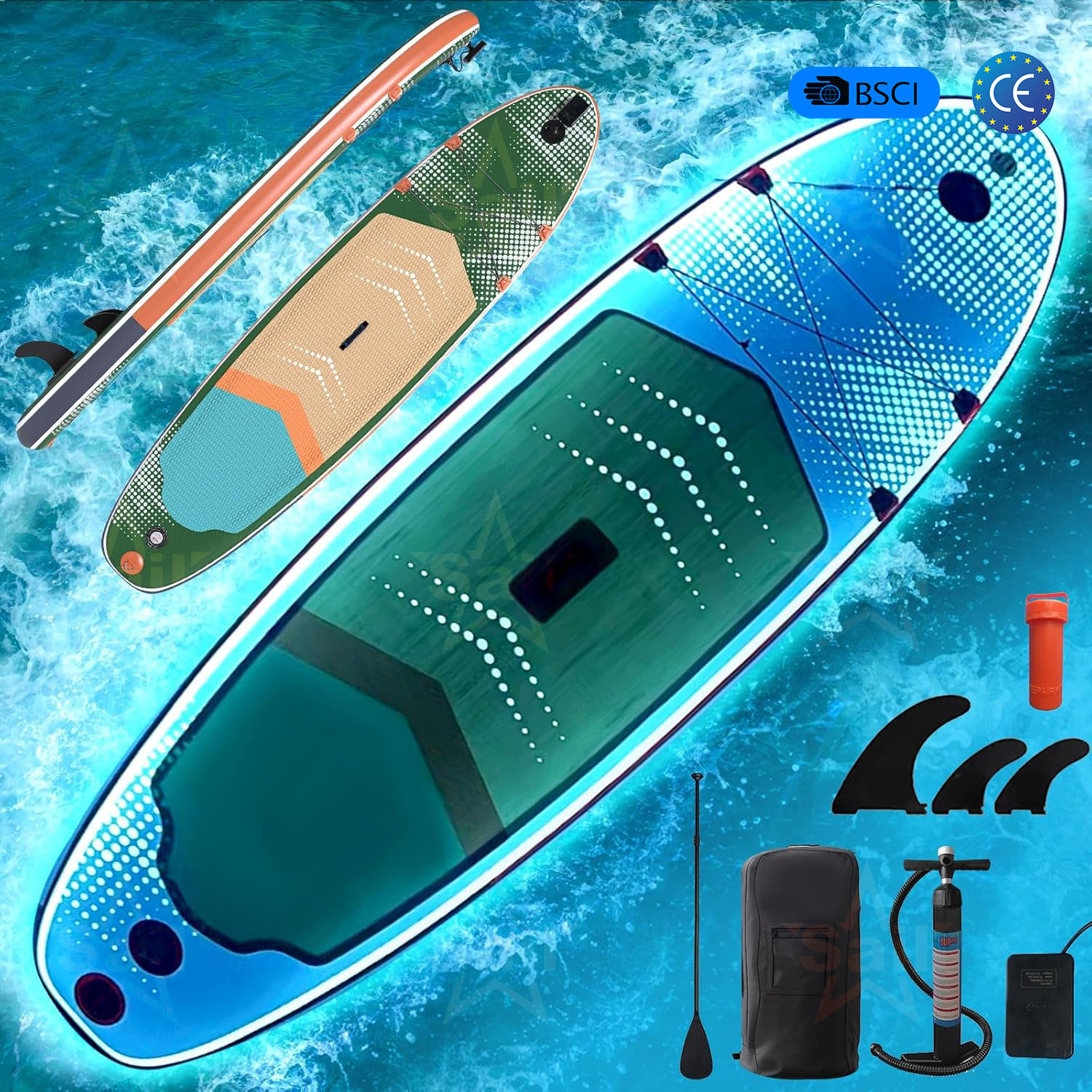 Tabla de Paddle Surf Inflable  - Fishing Backpack reseña y precio