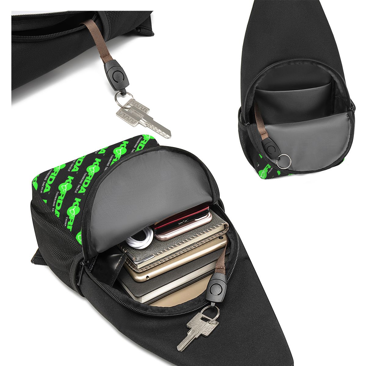 Bolso de pecho con logotipo de - Fishing Backpack reseña y precio