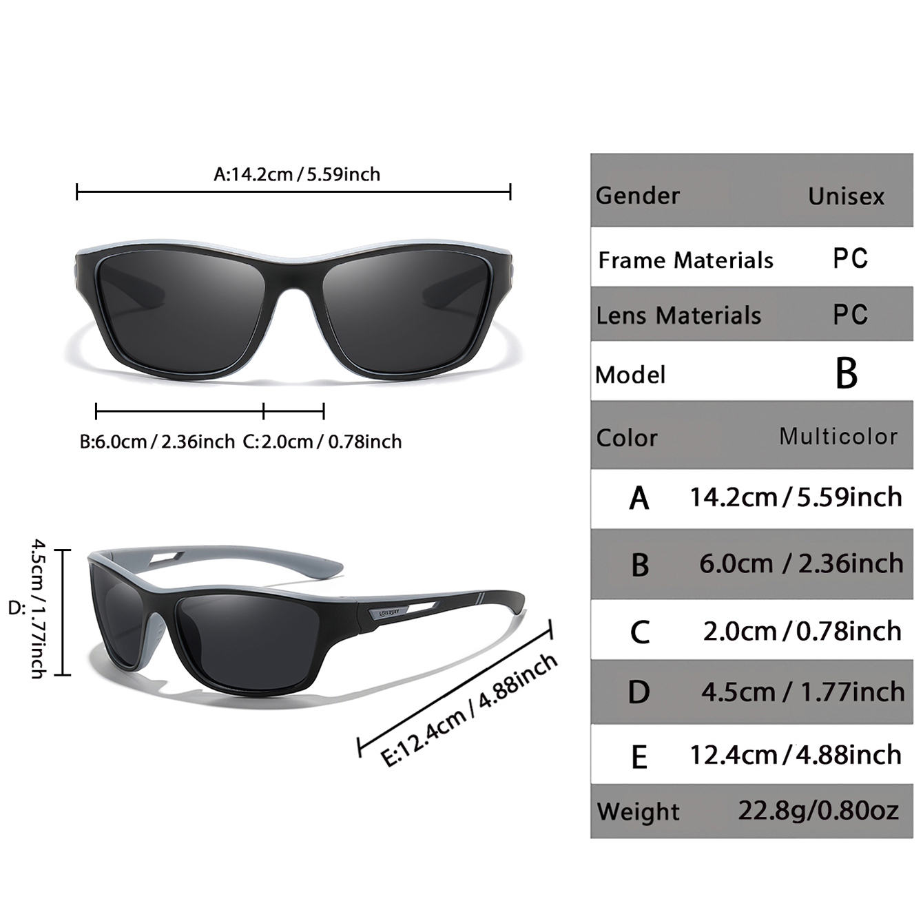 LOISRUBY lentes polarizadas ga - Fishing Sunglasses Polarized reseña y precio
