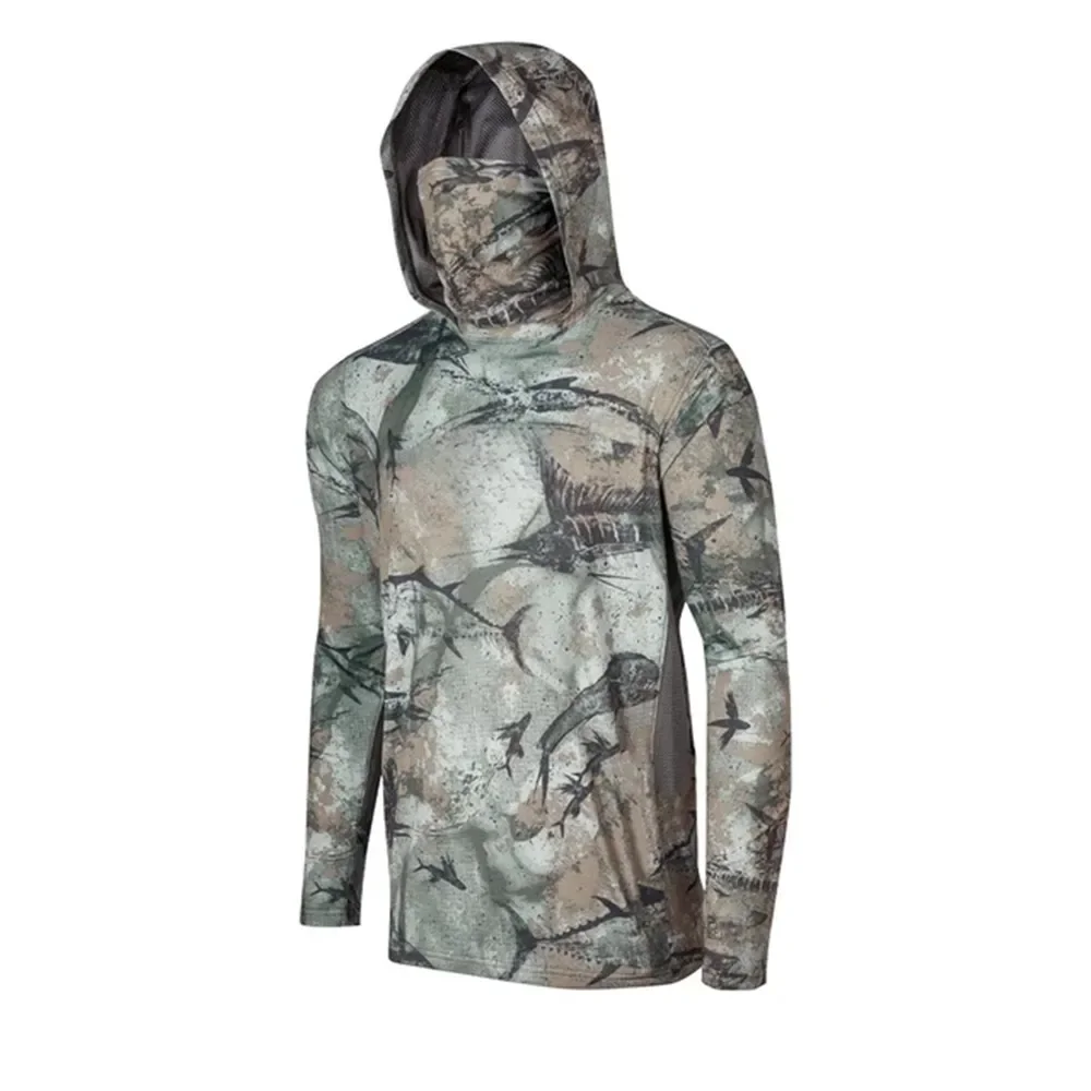 Camisa de Pesca con Capucha y  - Fishing Mask Sun Protection reseña y precio