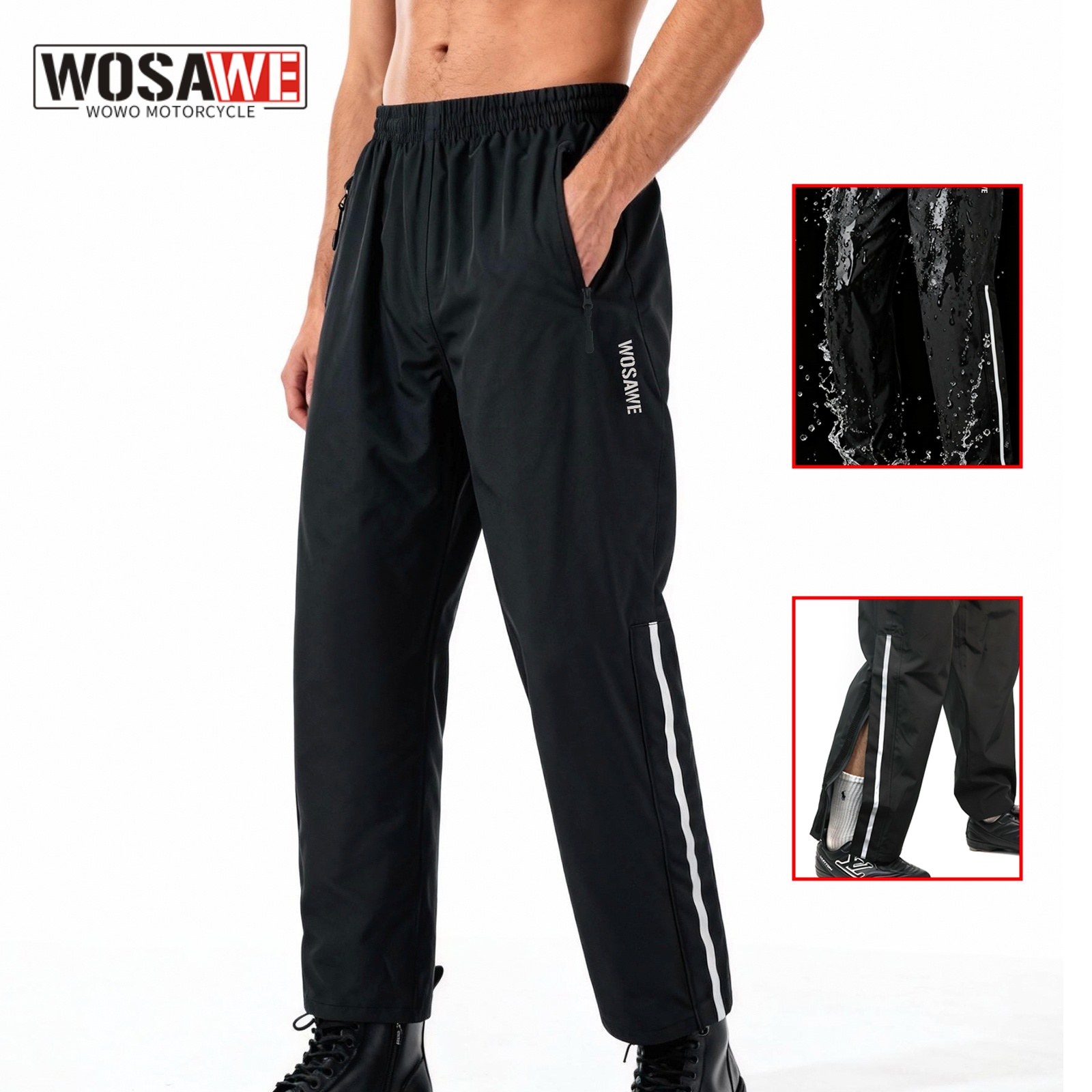 WOSAWE motocicleta moto imperm - Fishing Rain Suit reseña y precio