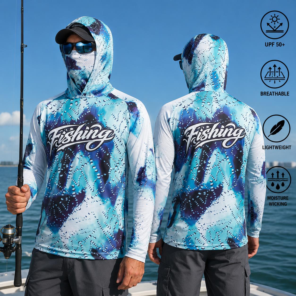 Camiseta de Pesca con Capucha  - Fishing Mask Sun Protection reseña y precio