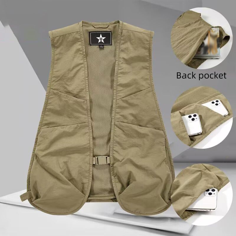 Chaleco ligero Unisex con múlt - Fishing Vest reseña y precio