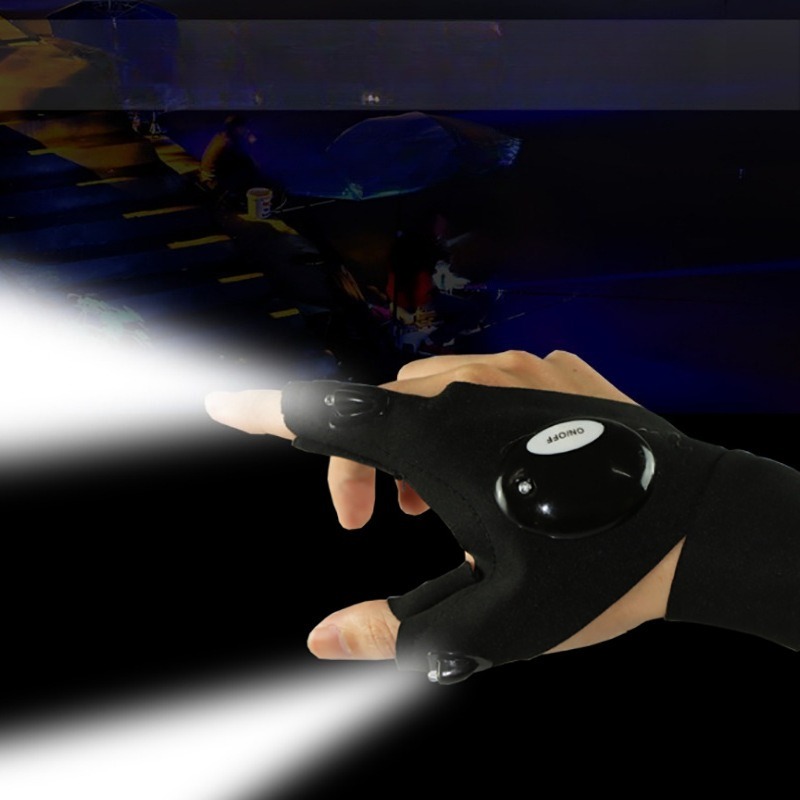 Linterna LED guantes de pesca  - Fishing Gloves reseña y precio