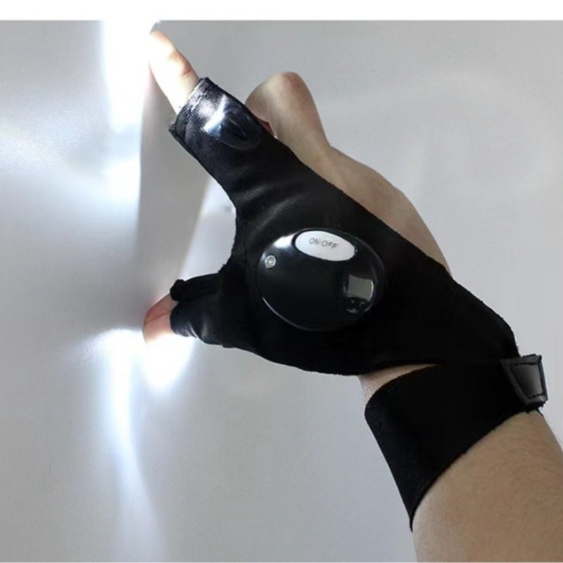 Linterna LED guantes de pesca  - Fishing Gloves reseña y precio